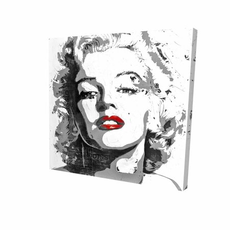 FONDO 16 x 16 in. Marilyn Monroe-Print on Canvas FO2795100